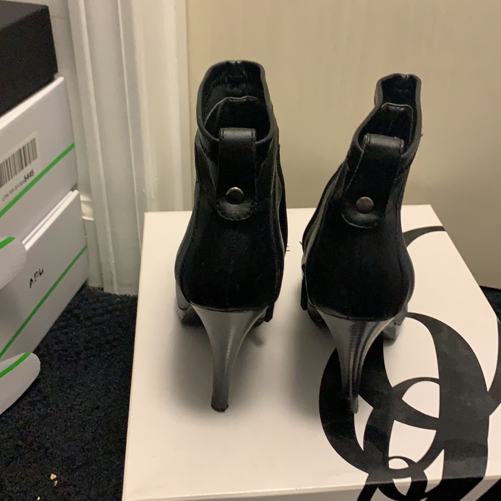 Black Heeled Booties - Picture 3 of 4